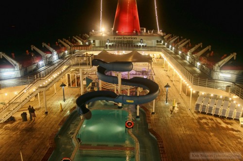 Cruise Ship at Night