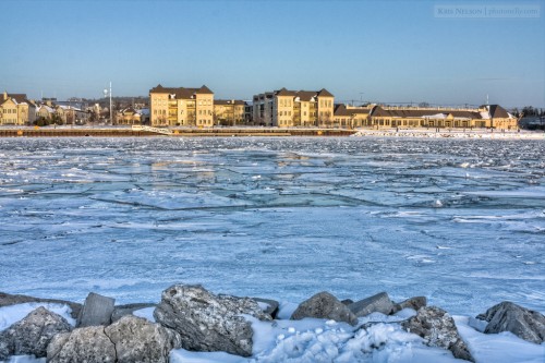 Frozen Sturgeon Bay