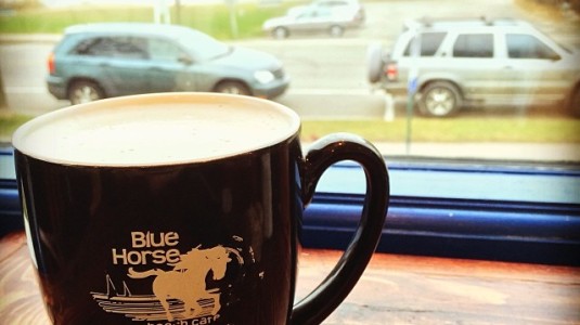 Blue Horse Mug